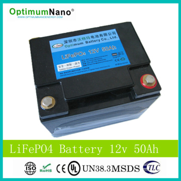 12V 50ah LiFePO4 Battery Golf Car Battery